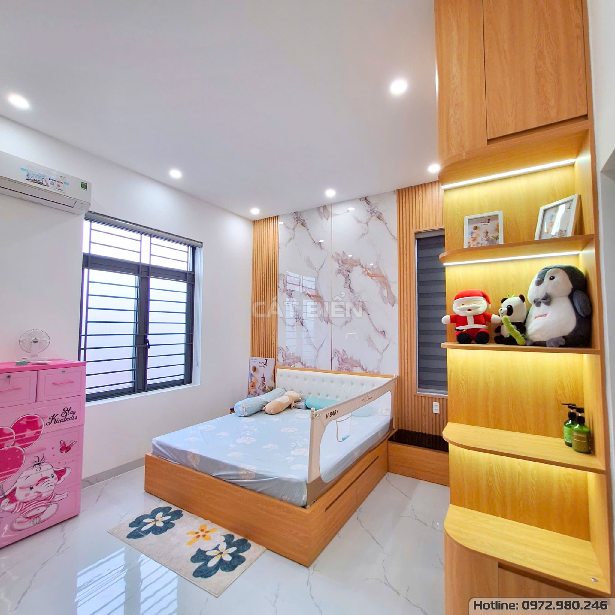 xưởng thiết kế sản xuất thi công lắp đặt giường ngủ, tủ đầu giường, tủ quần áo, kệ trang trí, bàn trang điểm, kệ tivi, vách trang trí pvc vân đá, vách lam sóng gỗ công nghiệp rạch giá