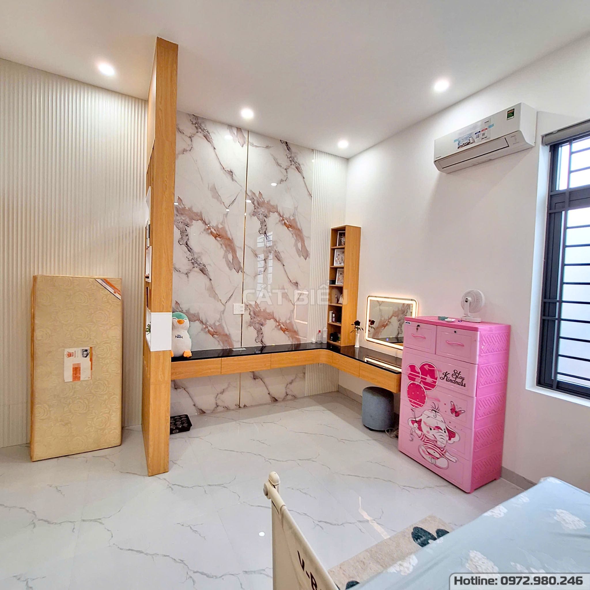 xưởng thiết kế sản xuất thi công lắp đặt giường ngủ, tủ đầu giường, tủ quần áo, kệ trang trí, bàn trang điểm, kệ tivi, vách trang trí pvc vân đá, vách lam sóng gỗ công nghiệp rạch giá