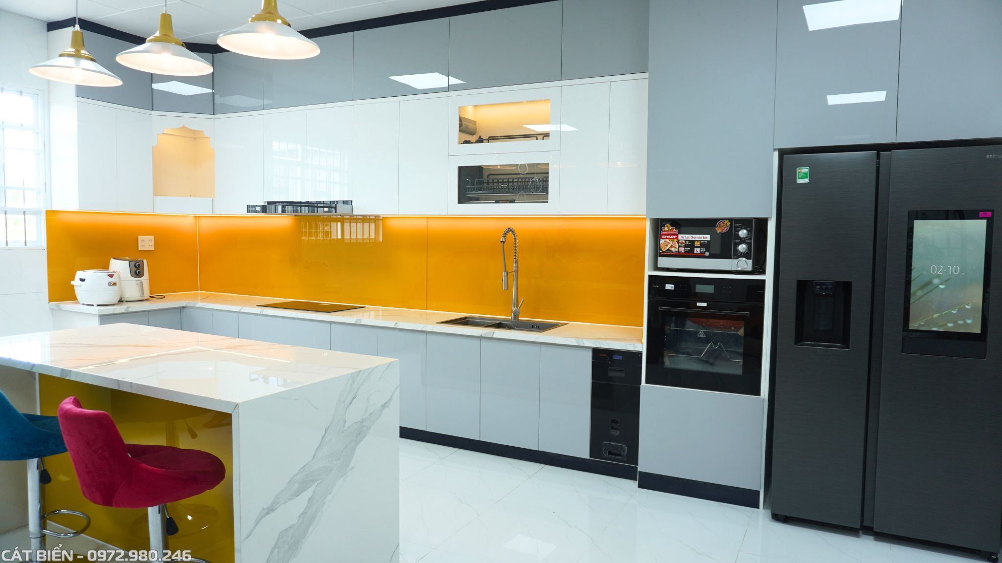 xưởng thi công thiết kế làm tủ bếp mdf an cường thanh thùy gỗ công nghiệp ván nhựa u minh thượng kiên giang