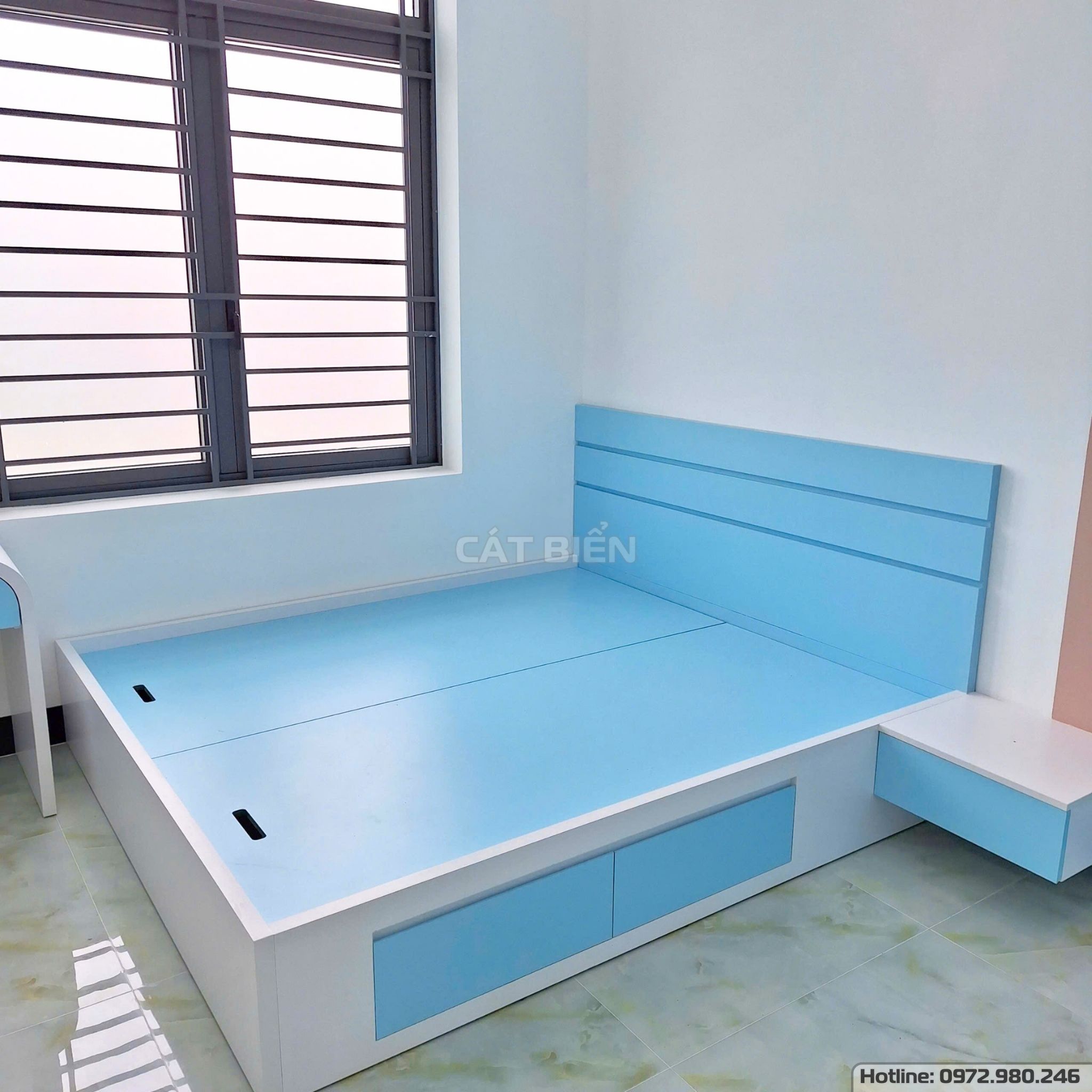 xưởng thiết kế sản xuất thi công lắp đặt tủ áo, giường ngủ, tủ đầu giường, bàn trang điểm, kệ sách gỗ công nghiệp an biên kiên giang