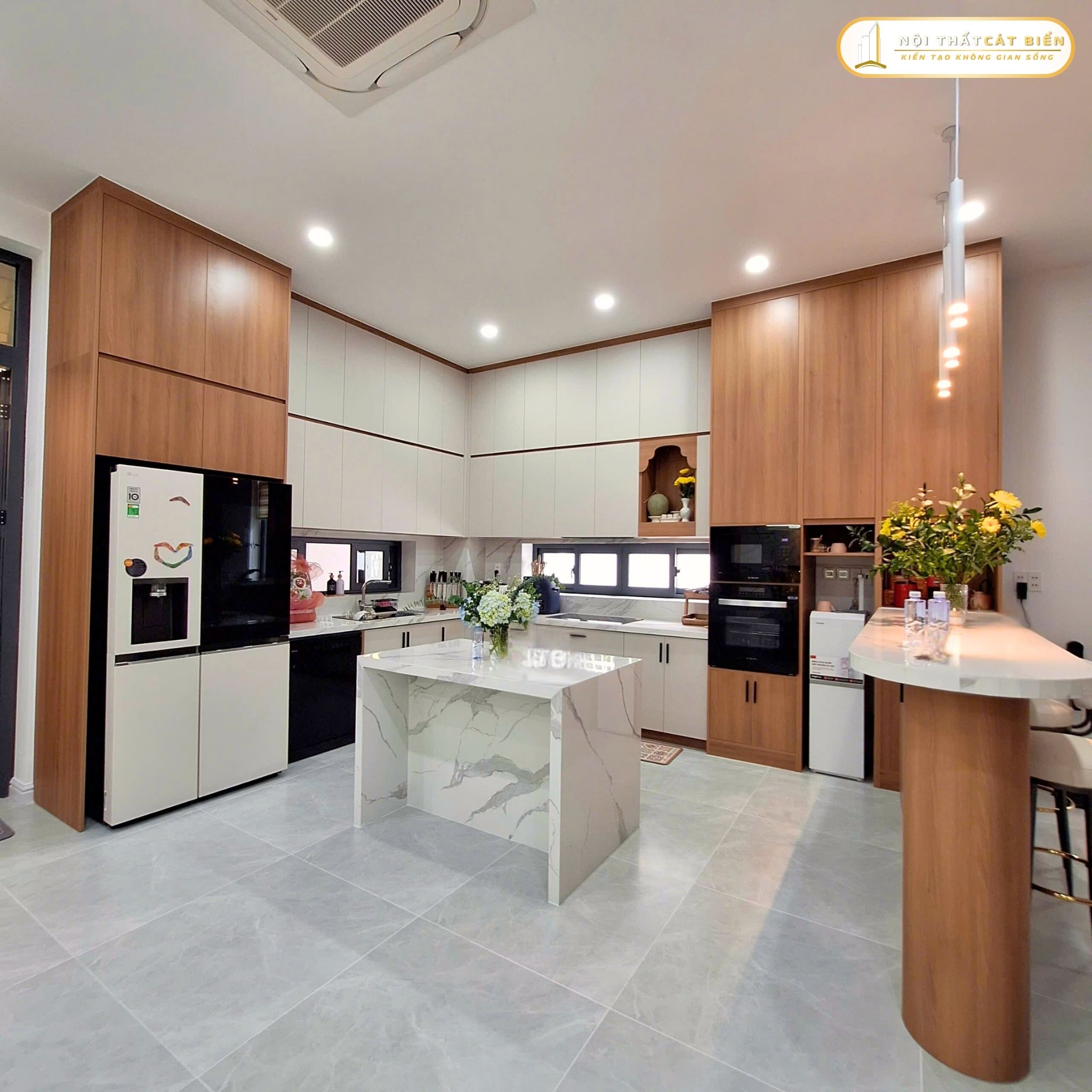 xưởng thiết kế sản xuất thi công lắp đặt tủ bếp, tủ kệ trang trí, ốp PVC vân đá, giá để xoong nồi dao kéo bát đĩa chai lọ, thiết bị bếp, phụ kiện thông minh, bàn đảo phú cường rạch giá