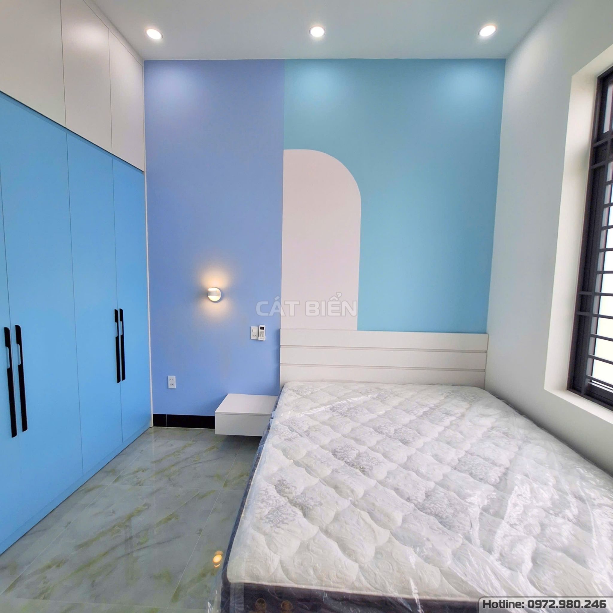 xưởng thiết kế sản xuất thi công lắp đặt tủ áo, giường ngủ, tủ đầu giường, bàn trang điểm, kệ sách gỗ công nghiệp an biên kiên giang