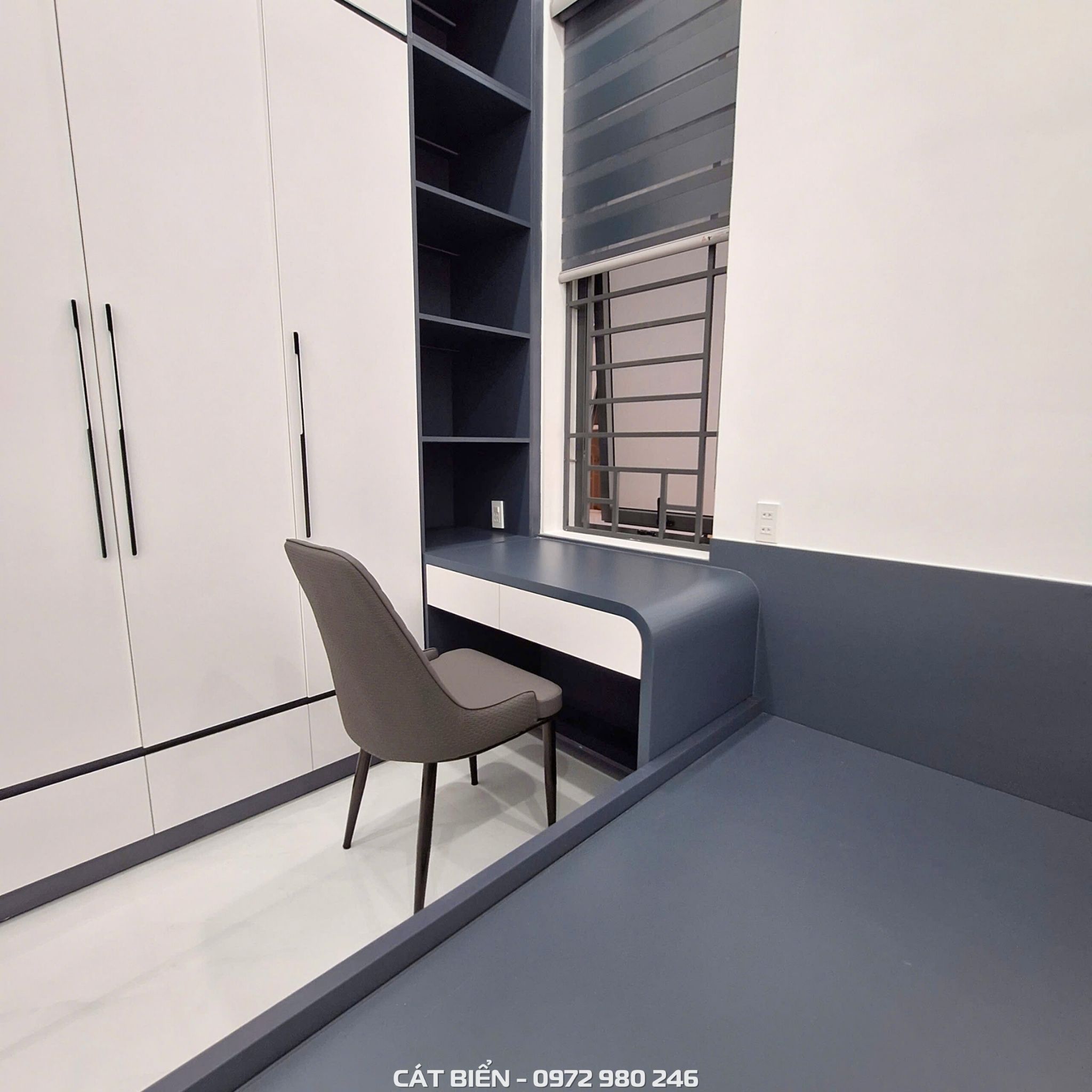 xưởng thiết kế sản xuất thi công lắp đặt tủ quần áo, giường ngủ, tủ đầu giường, bàn học làm việc hòn đất kiên giang