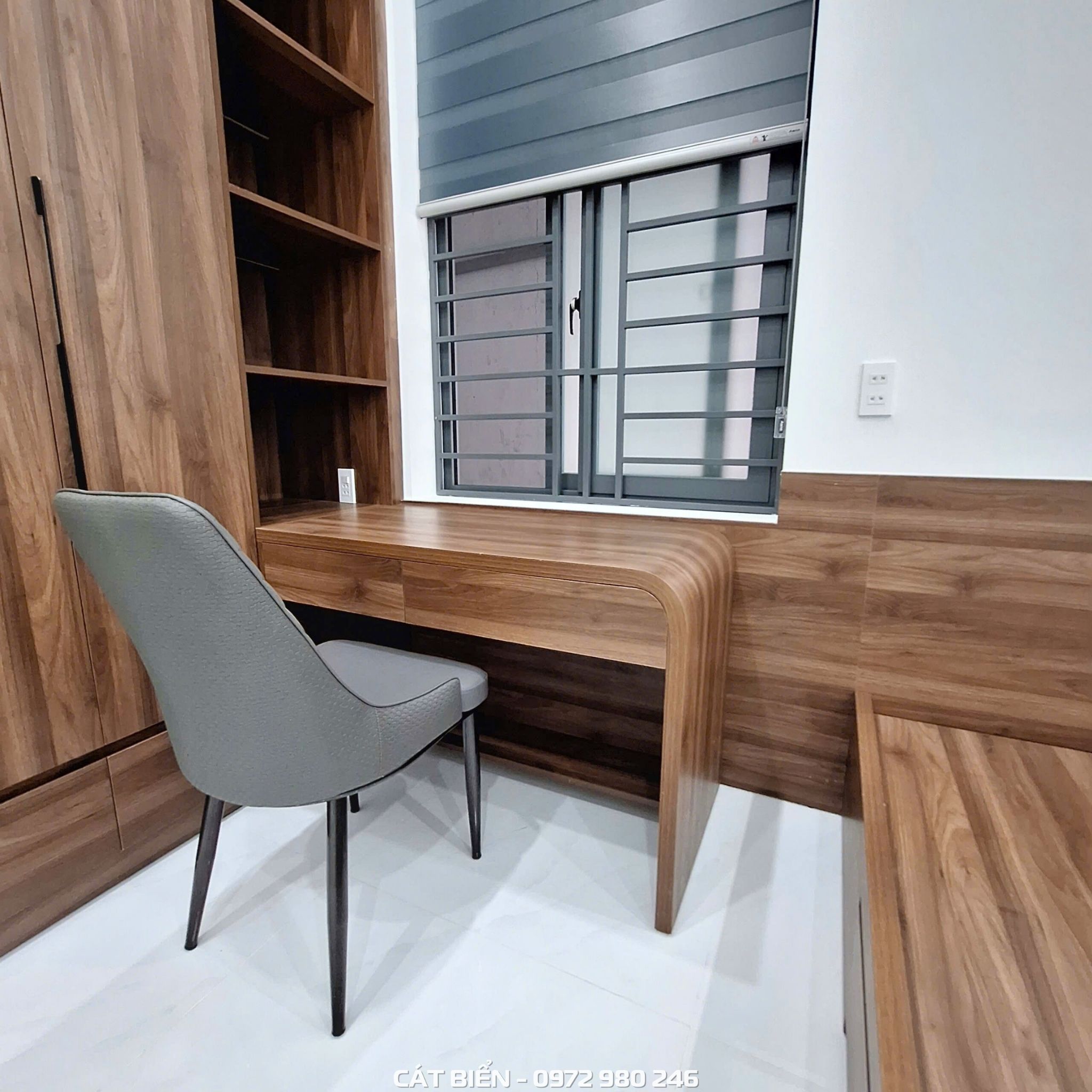 xưởng thiết kế sản xuất thi công lắp đặt tủ quần áo, giường ngủ, tủ đầu giường, bàn học làm việc hòn đất kiên giang