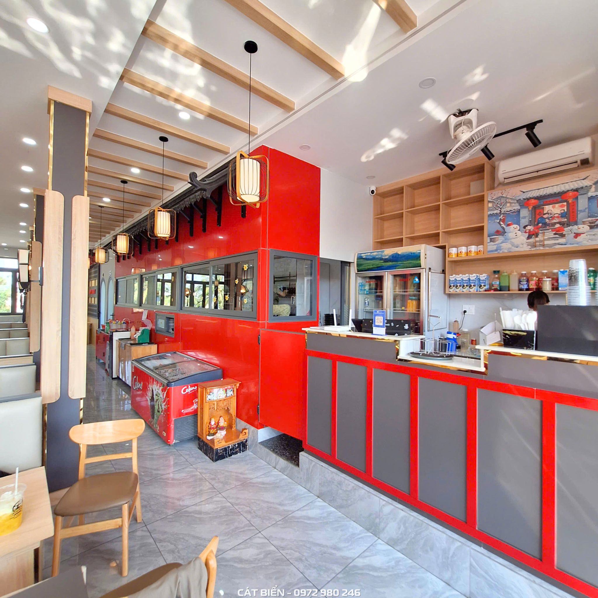 Thiết Kế & Thi Công Nội Thất Quán Mì Cay Mocha – Hòn Đất