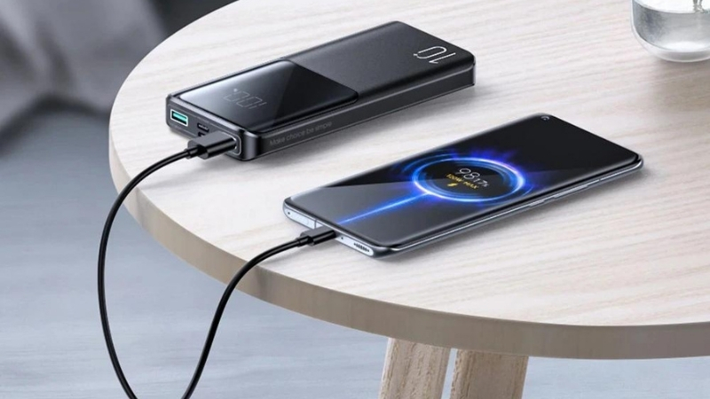 Bảo quản pin dự phòng tại nơi khô ráo