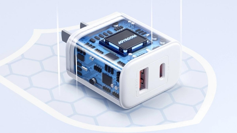 Joyroom TCF05 Flash còn được trang bị tính năng bảo vệ đa lớp an toàn