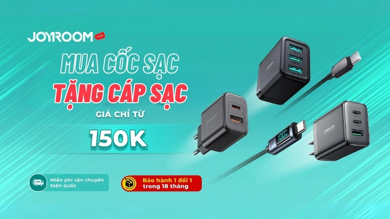 Mua cốc sạc Joyroom TCF05 Flash từ website joyroom.vn hoặc Shopee Mall Joyroom Việt Nam
