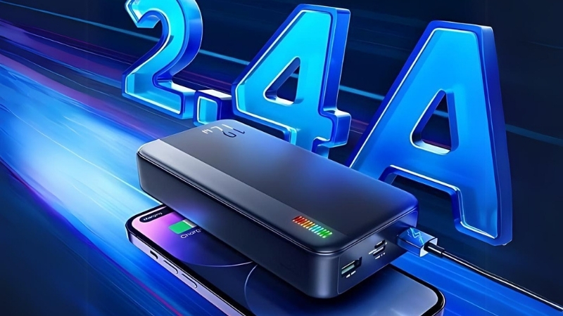 Sạc dự phòng Joyroom T016 Dazzling Series 12W Power Bank có đèn báo dung lượng pin