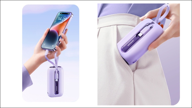 Thiết kế nhỏ gọn cùng trọng lượng nhẹ giúp bạn dễ dàng mang theo bên mình mọi lúc mọi nơi