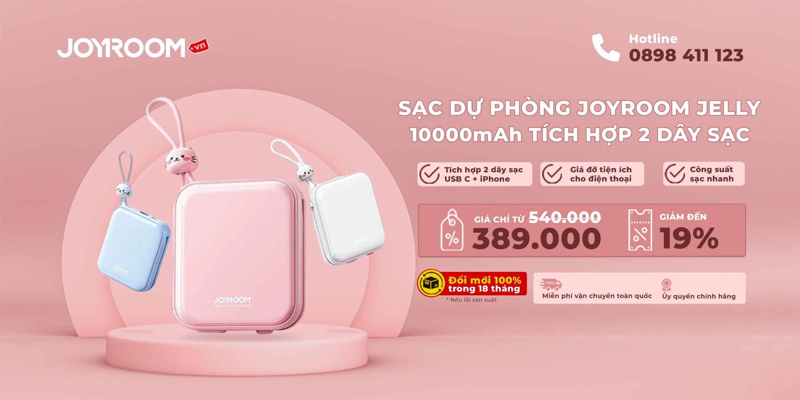 sac-du-phong-joyroom-jelly-10000mah-tich-hop-day