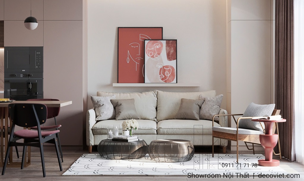 Báo Cáo Thi Công Nội Thất Phòng Khách