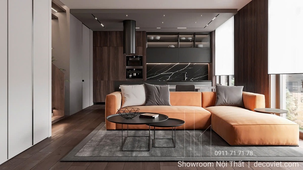 Thiết Kế Phòng Khách Nhà Phố