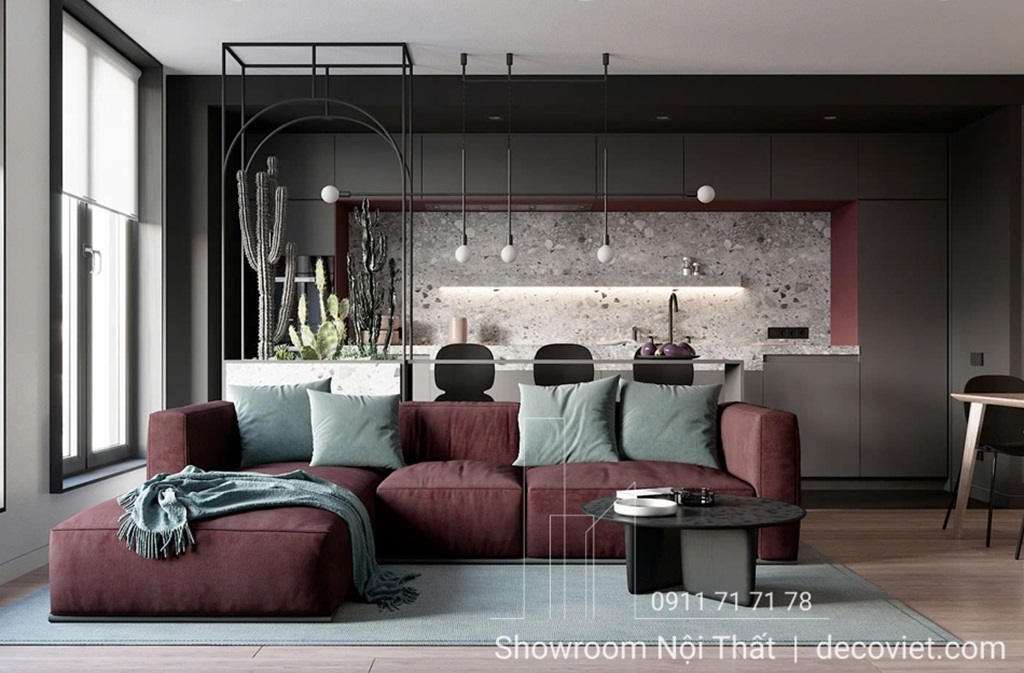 Phòng Khách vintage Cao Cấp