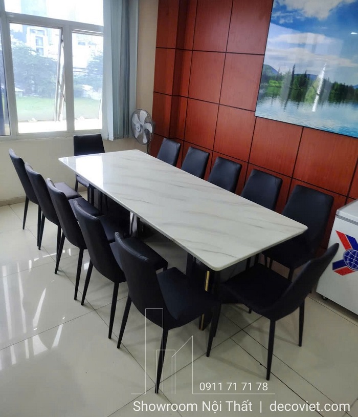 bàn ăn dài 2 mét 4 cho không gian phòng ăn rộng