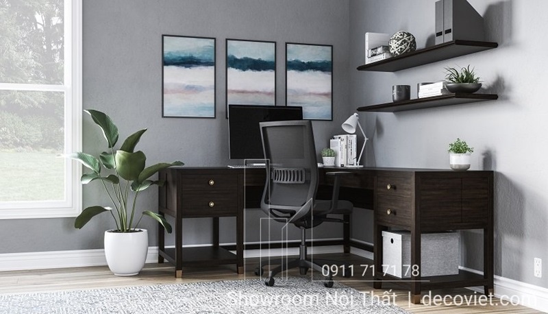 thi công thiết kế phòng làm việc tại nhà