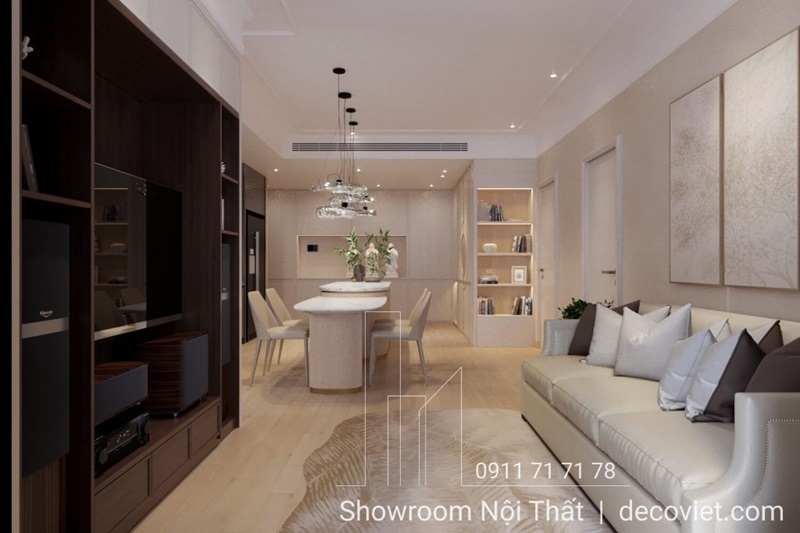 thiết kế phòng khách hiện đại