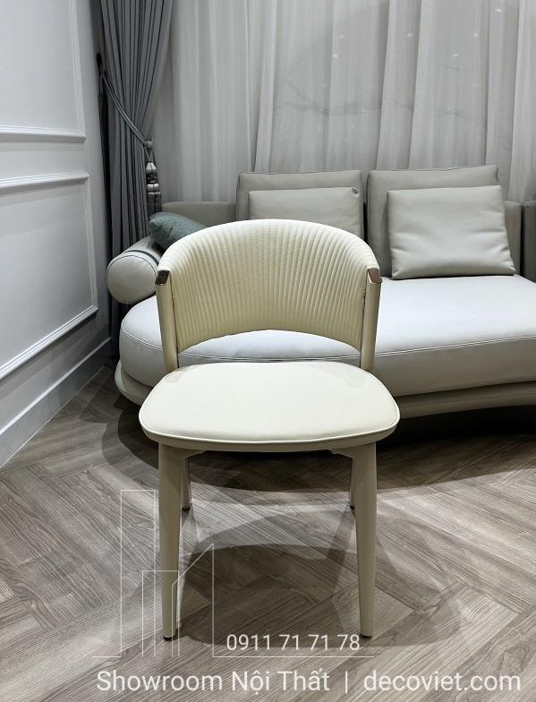 Ghế ăn bọc da êm ái gam màu tinh tế