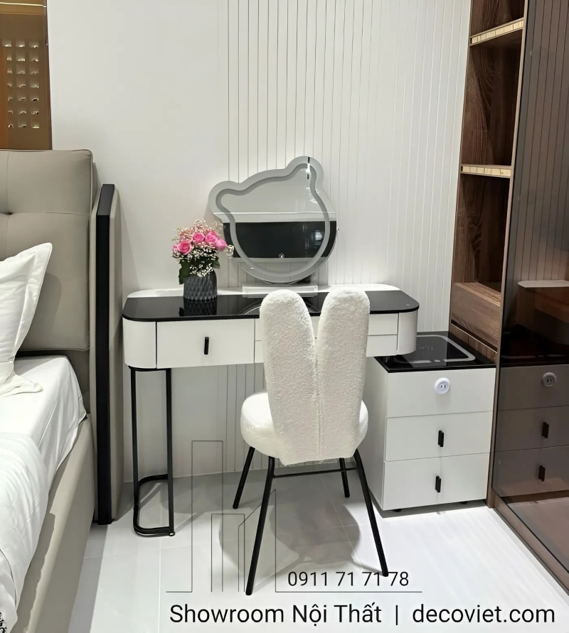 bàn phấn đẹp phù hợp không gian có diện tích không quá nhỏ