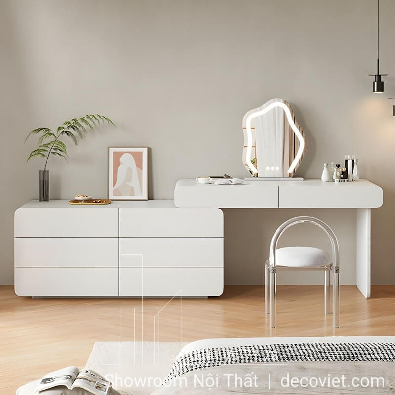 bàn trang điểm phù hợp không gian lớn