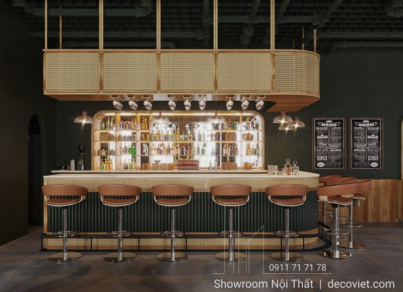 nội thất quấy bar cao cấp
