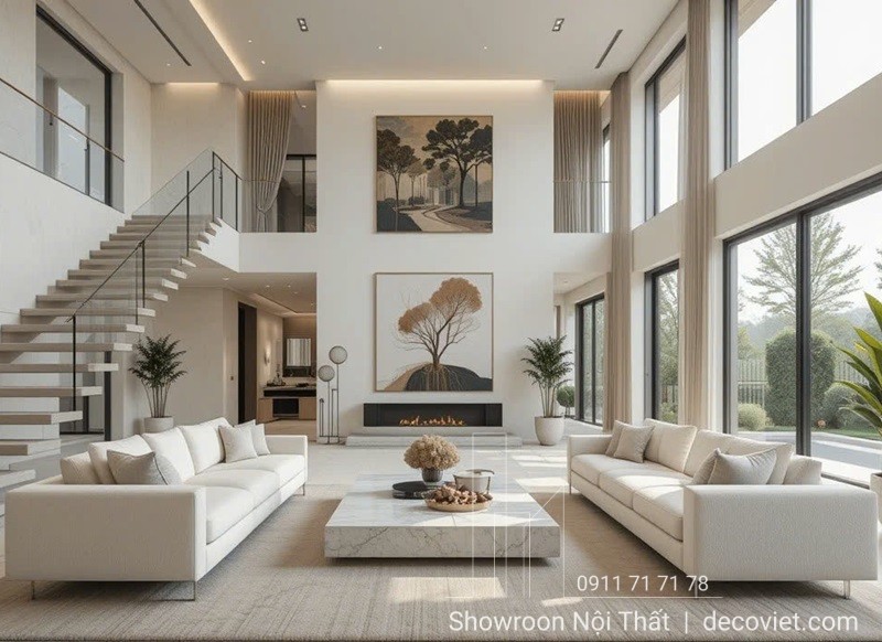 Thiết Kế Phòng Khách Cao Cấp