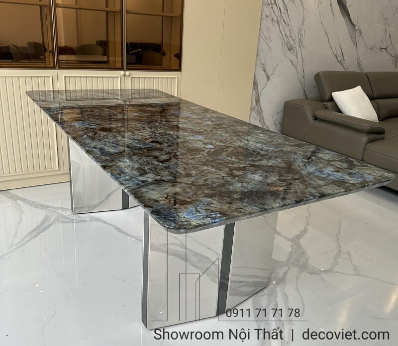 mẫu bàn ăn nhập khẩu mặt đá nhập khẩu cao cấp