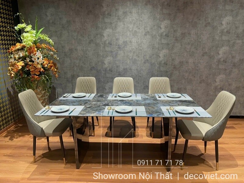 bàn ăn mặt đá cẩm thạch nhập khẩu