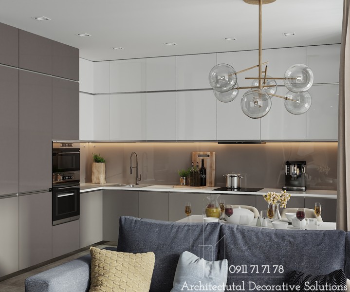 thiết kế phòng bếp giá rẻ