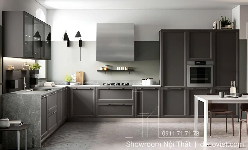 Thi công tủ bếp cao cấp
