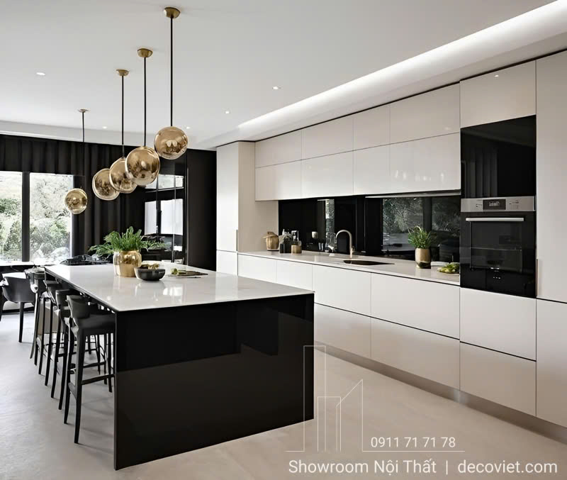 Tủ bếp gỗ công nghiệp giá rẻ