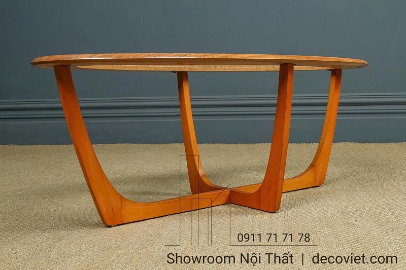 Bàn sofa 411S gỗ kết hợp kính hiện đại cho phòng khách