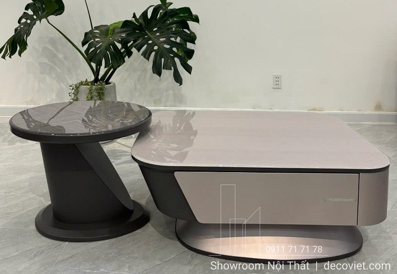 Bàn sofa mặt đá nhập khẩu cao cấp hiện đại