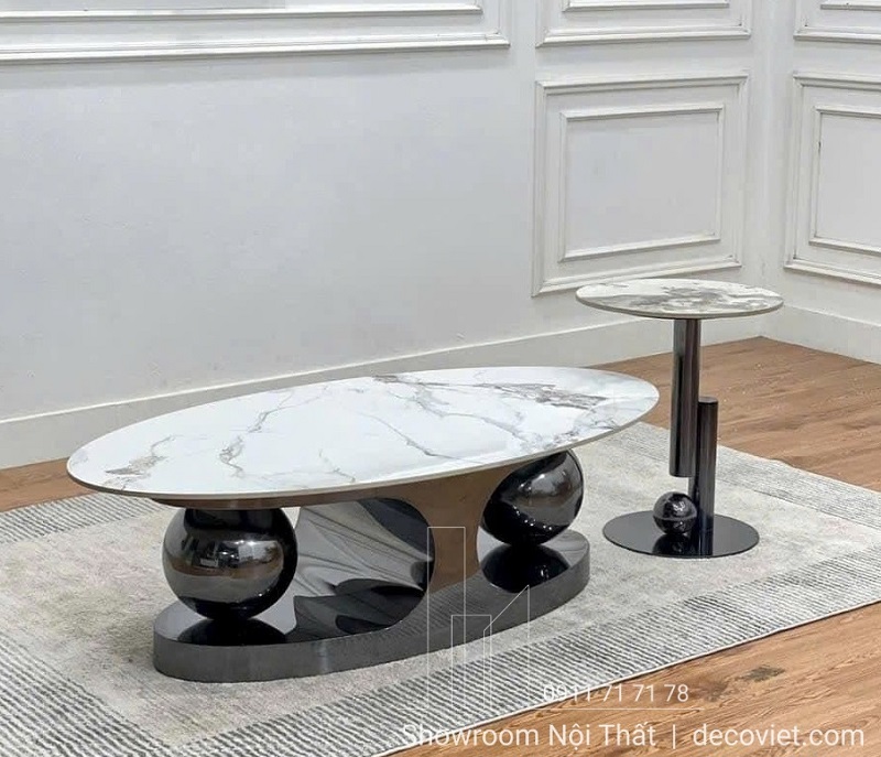 Bàn trà đôi 413S cao cấp – lựa chọn hoàn hảo cho phòng khách hiện đại