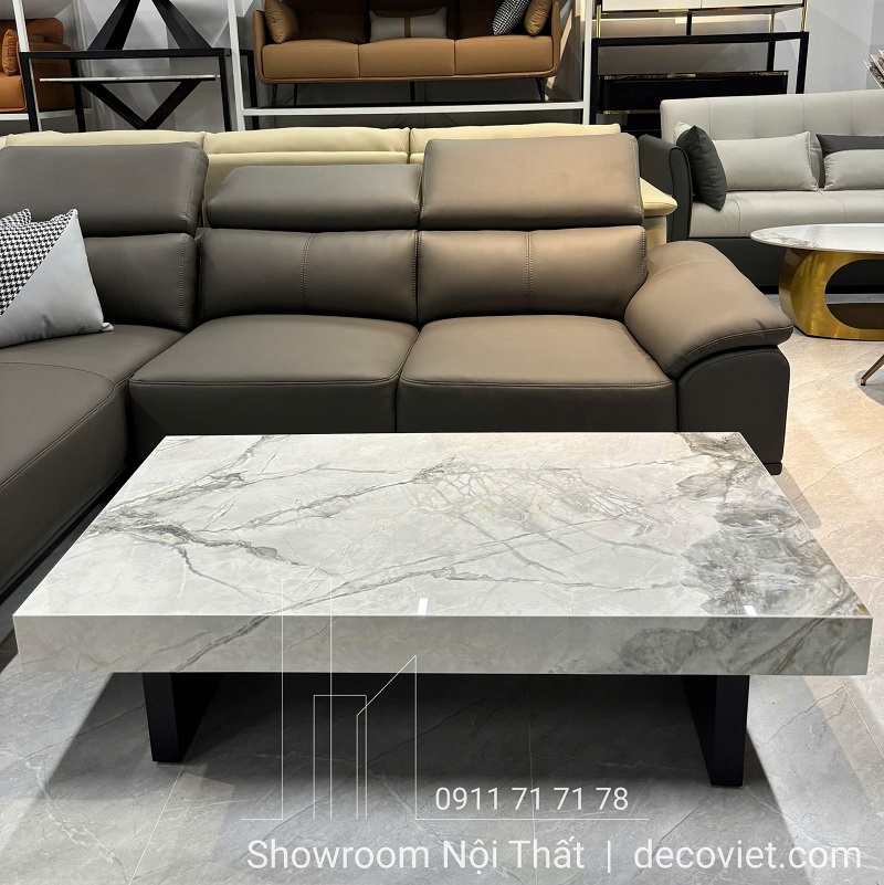 Bàn trà mặt đá 369S bền đẹp, dễ vệ sinh, đẳng cấp