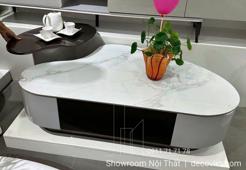 Bàn Trà Mặt Đá Hiện Đại 427S trở thành món nội thất vừa hữu dụng vừa nâng tầm thẩm mỹ cho không gian sống.