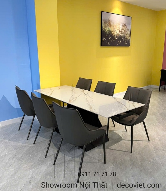 bàn ăn kéo dài thông minh 6 ghế