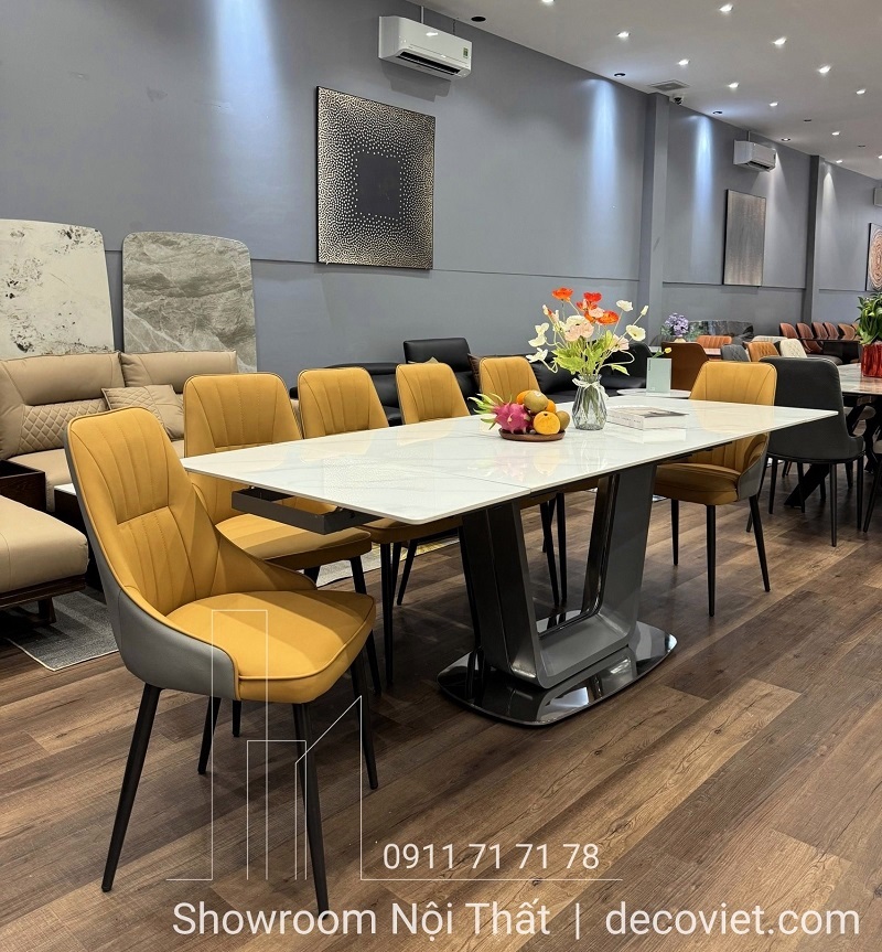 Bàn ăn thông minh mặt đá nhập khẩu