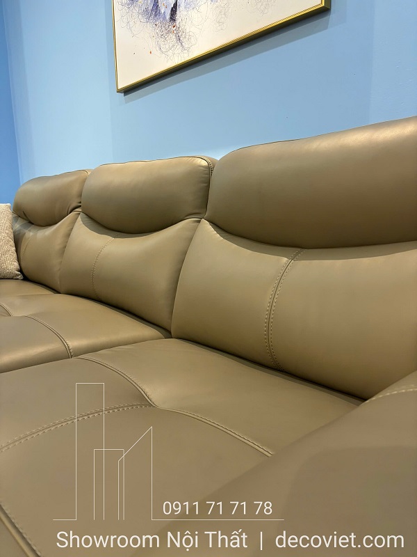 Ghế sofa da bò cao cấp nhập khẩu cho không gian sang trọng