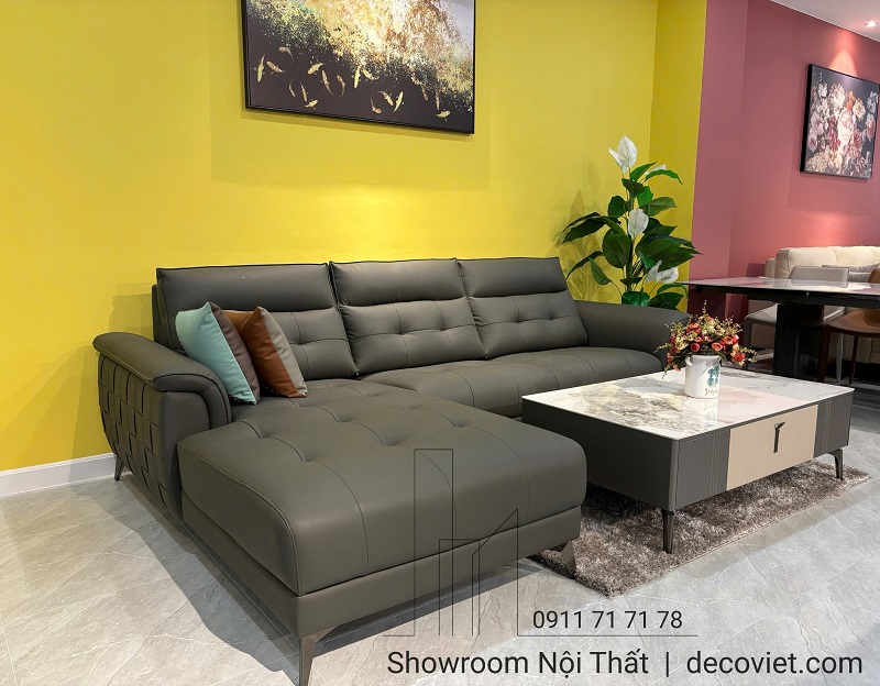 Ghế Sofa Sang Trọng Với Chất Da Cao Cấp
