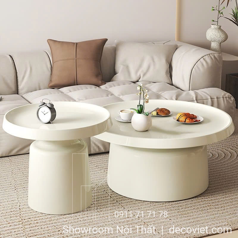 bàn trà đôi tròn đẹp