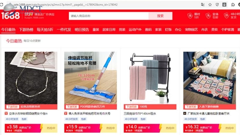 Cách mua hàng sale off trên các trang TMĐT của Trung Quốc