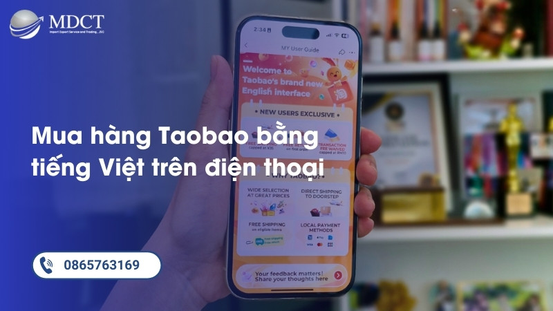 Cách mua hàng trên Taobao bằng tiếng Việt trên điện thoại di động
