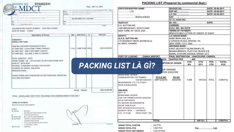 Packing List là gì?
