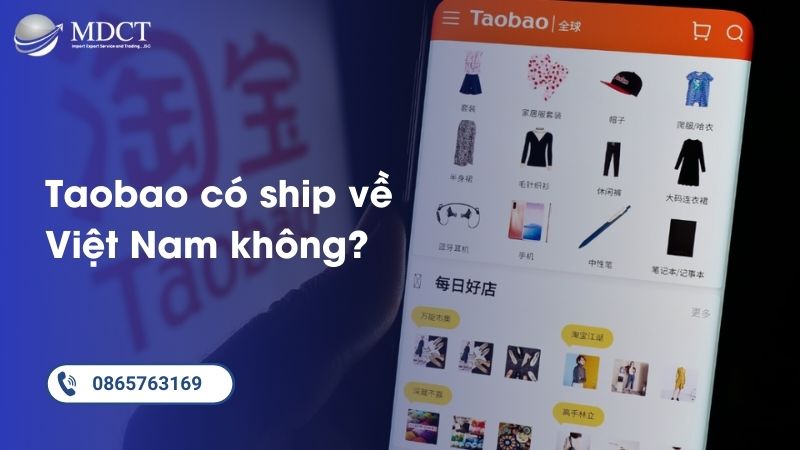 Taobao có ship về Việt Nam không?