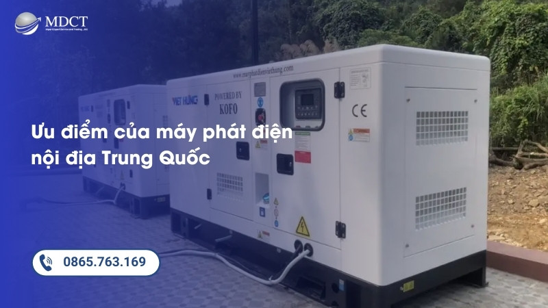 Ưu điểm của máy phát điện nội địa Trung Quốc