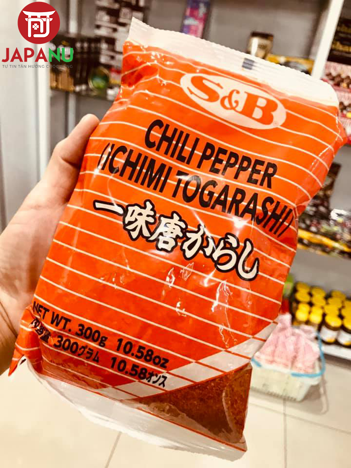 Giới Thiệu Ớt Bột Ichimi Togarashi S&B Nhật Bản