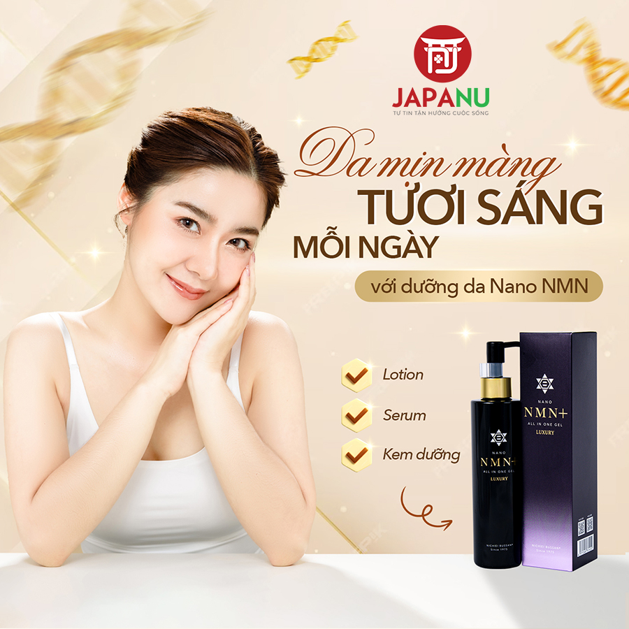 Gel Dưỡng Da Nano NMN+ All In One Nhật Bản Có Gì Đặc Biệt?