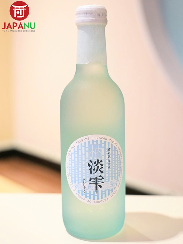 Rượu sake Sparkling Awashizuku Nhật Bản sủi bọt