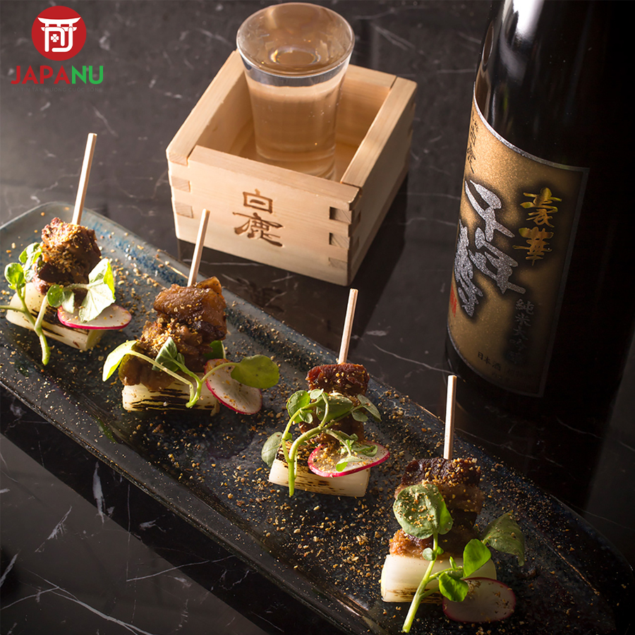 Cách Uống Rượu Sake Goka Sennenju Nhật Bản Ngon